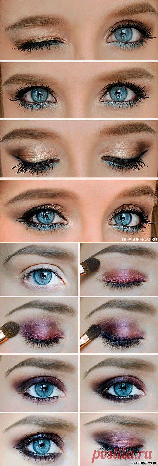 нежный макияж глаз | Рукоделие | Treasurebox - пошаговые мастер-классы