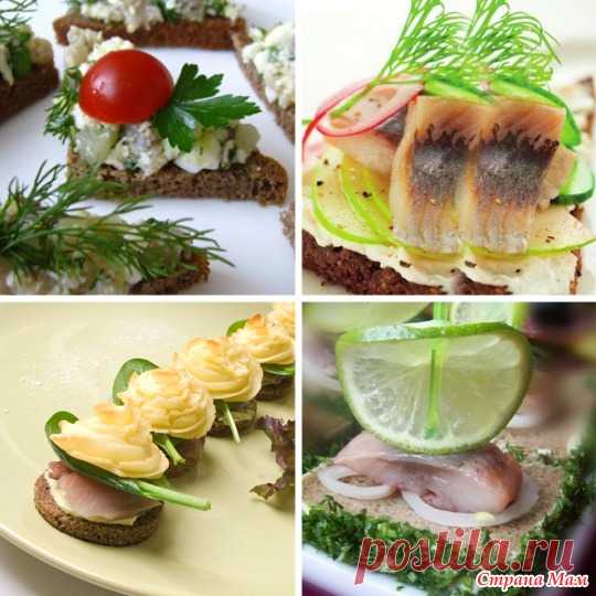 Новогодние канапе.10 идей для фуршета! Красиво и вкусно!!! - Праздничные блюда - Женский Мир