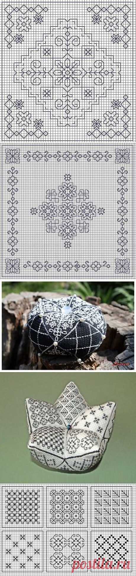 BLACKWORK-esquemas | Aprender manualidades es facilisimo.com