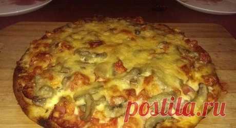 Супер быстрая и мега вкусная пицца. Делаю часто и без повода! Удивите родных!
