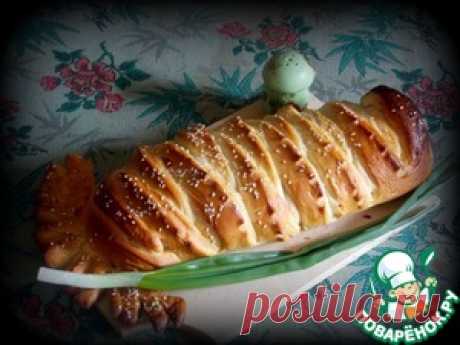 Сдобный пирог с консервами - кулинарный рецепт