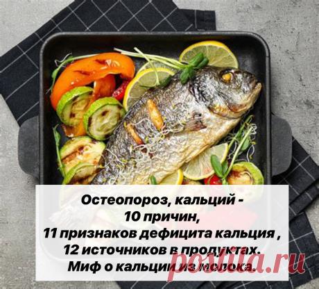 Остеопороз, кальций - 10 причин, 11 признаков дефицита кальция, 12 источников в продуктах. Миф о кальции из молока. | Нутрициолог. КЕТО. ПАЛЕО. | Дзен