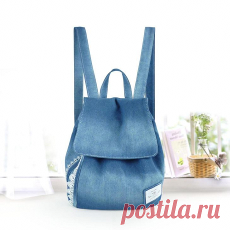 Как сшить рюкзак из джинс