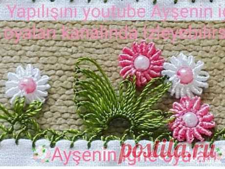 297.model (flower)Muhteşem bir tasarım igne oyası modeli anlatımlı video do not forget to like