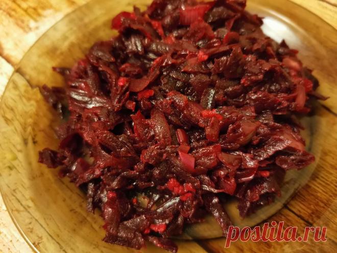 Тёплый свекольный салат | Моя еда | Яндекс Дзен