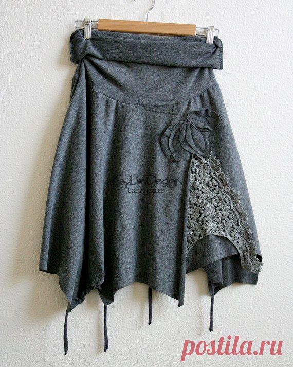 Комбинированное вязание и декор футболок / Худи, свитшоты и толстовки: идеи декора /