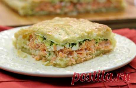 Лосось Кулебяка - Рыбная Кулебяка | Flavor Завод Ольги