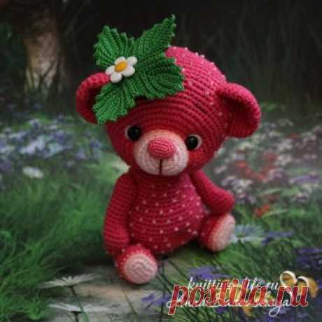 Мишка-ягодка - Мишкина берлога - Вязаная жизнь | игрушки