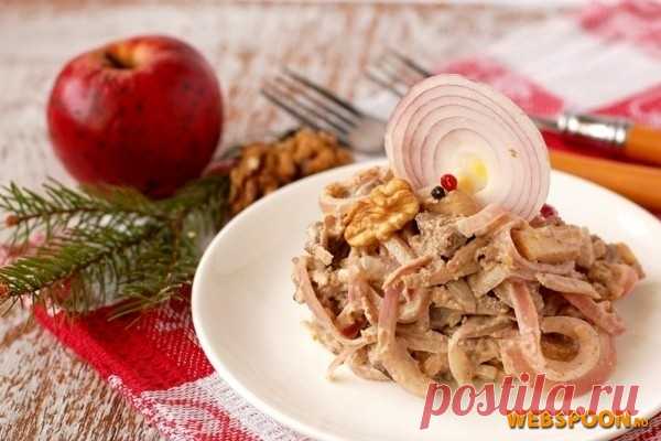 Куриная печень в орехово-яблочной заправке с фото | Рецепт куриной печени в орехово-яблочной заправке на Webspoon.ru