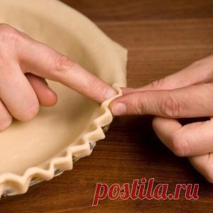 Незамысловатые способы украшения края пирога