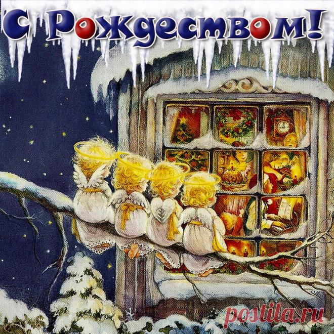 Рождество приходит в дом! 
С добрым миром, с новым счастьем! 
Сердце полнится добром, 
Светом, радостью, участьем. 

Вечный праздник Рождества! 
Праздник веры и надежды. 
Храм любви и торжества 
С милосердием безбрежным