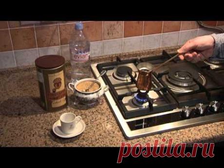 Как варить кофе в турке на плите - рецепт и видео