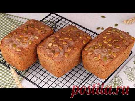 🍞Хлеб “Диабетический” Ржано-овсяный на закваске! Авторский рецепт полезного хлеба для диабетиков
