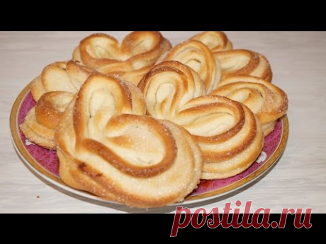 Сладкие плюшки из очень простого дрожжевого теста.Плюшки с сахаром видео рецепт.