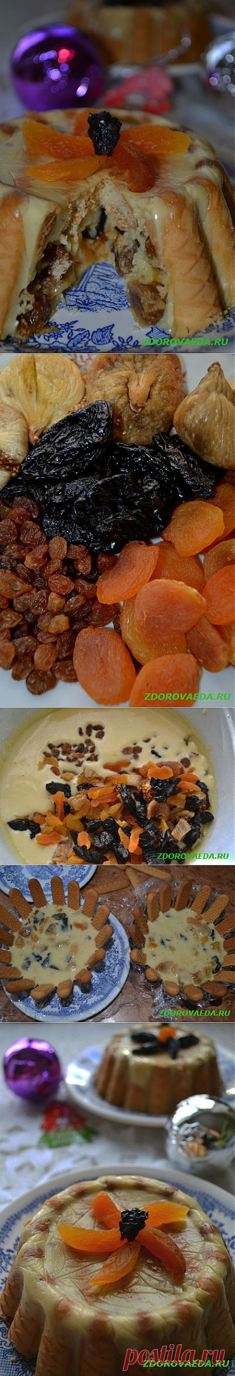 Молочный десерт из печенья и сухофруктов | Кулинарный Блог Работающей Бабушки | Здоровая еда и правильное питание