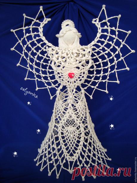 Ангел Летиция – купить в интернет-магазине на Ярмарке Мастеров с доставкой Ангел Летиция - купить или заказать в интернет-магазине на Ярмарке Мастеров | Очень нежный, ажурный ангел.Замечательный подарок&hellip;