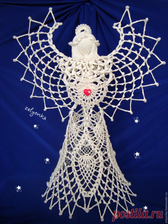 Ангел Летиция – купить в интернет-магазине на Ярмарке Мастеров с доставкой Ангел Летиция - купить или заказать в интернет-магазине на Ярмарке Мастеров | Очень нежный, ажурный ангел.Замечательный подарок…