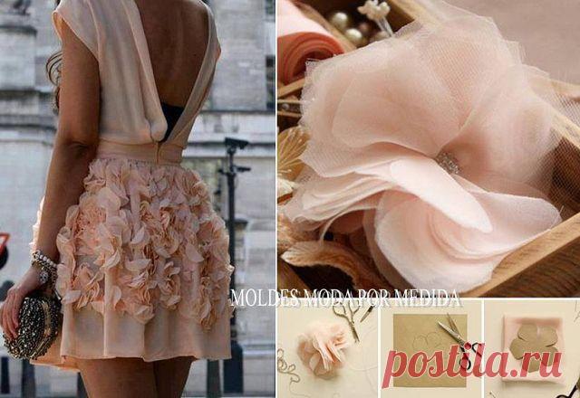 Еще одна лепесточная фактура .