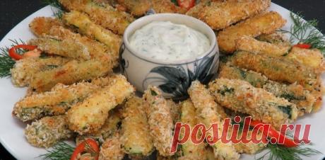 Из двух кабачков получилась потрясающая закуска! Подойдет к любому блюду…