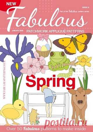 Fabulous Patchwork Applique Patterns №6 2025 Spring