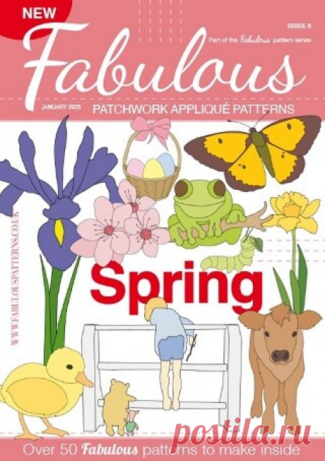 Fabulous Patchwork Applique Patterns №6 2025 Spring