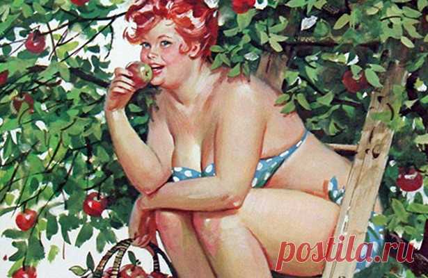 Сексапильная Хильда, пышная звезда пин-апа 1950-х — Рамблер/женский