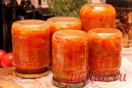 Борщевая заправка с капустой без уксуса на зиму в банках