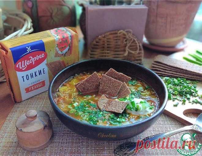 Постные щи с ржаными хлебцами – кулинарный рецепт