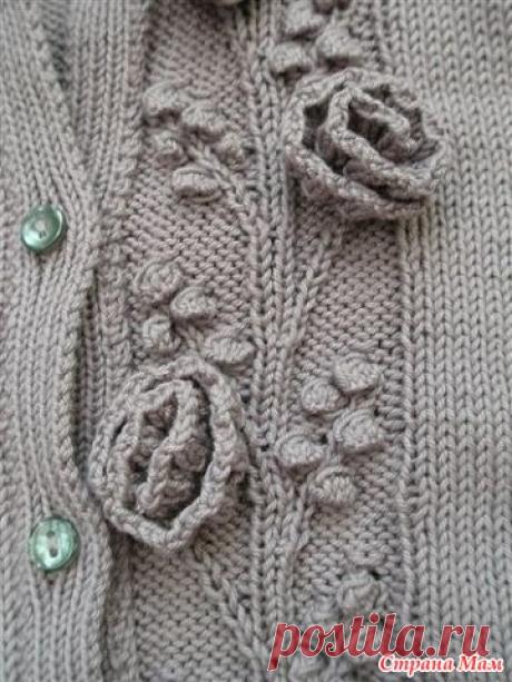 Шикарный узор для свитера и кофты. - Страна Мам