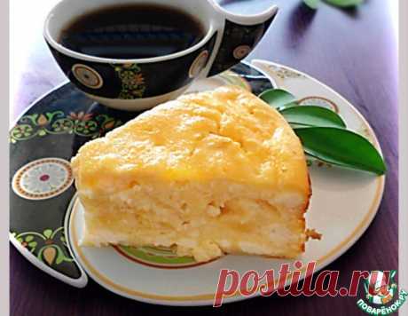 Творожная запеканка с яблоками – кулинарный рецепт
