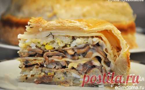 Курник - блинный пирог по-старорусски | Кулинарные рецепты от «Едим дома!»