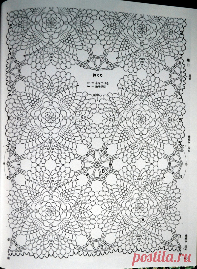 ТОП ИЗ КРУПНЫХ МОТИВОВ - Все в ажуре... (вязание крючком) - Страна Мам