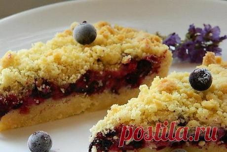 Быстрый рецепт песочного пирога.