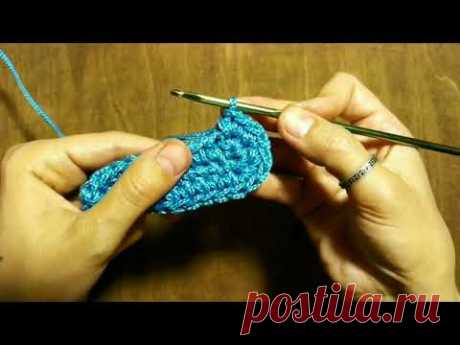 Овал крючком. Овальное донышко без дырочек. Часть 1.