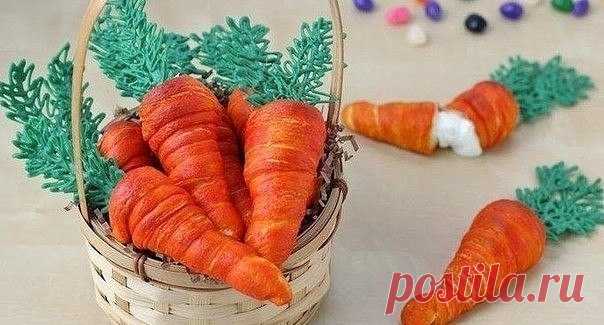 Морковка - рогалик: тонкая грань кулинарии и рукоделия — DIYIdeas