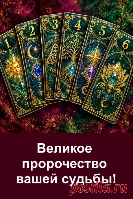 Шесть таинственных карт хранят шесть разных пророчеств. Что приготовила для вас судьба? Какие события могут изменить вашу жизнь, откуда придёт удача и что ждёт впереди? Загляните в мир древних предсказаний и прочитайте послание своей карты. Возможно, оно заставит вас задуматься о самом важном.