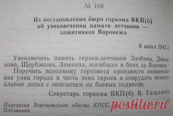 Как в Воронеже появилась улица несуществующего летчика | Мой Воронеж с Анной Журавлевой | Дзен