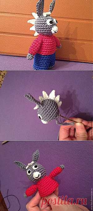 Мастер-класс вязанный крючком ослик или лошадка - Ярмарка Мастеров - ручная работа, handmade