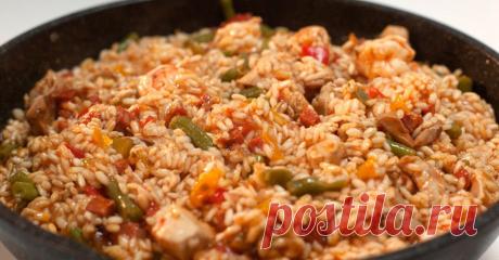 Паэлья с курицей и креветками. Мастер-класс Камо Татевосяна