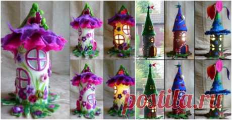DIY Fantastic Paper Roll Fairy House will bring a bit of fairy tale magic in your kid’s room.Theses houses are great inspiration and you could make your own
