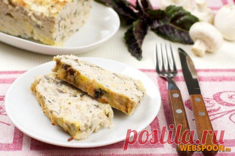 Кекс из индейки с грибами | Четыре вкуса