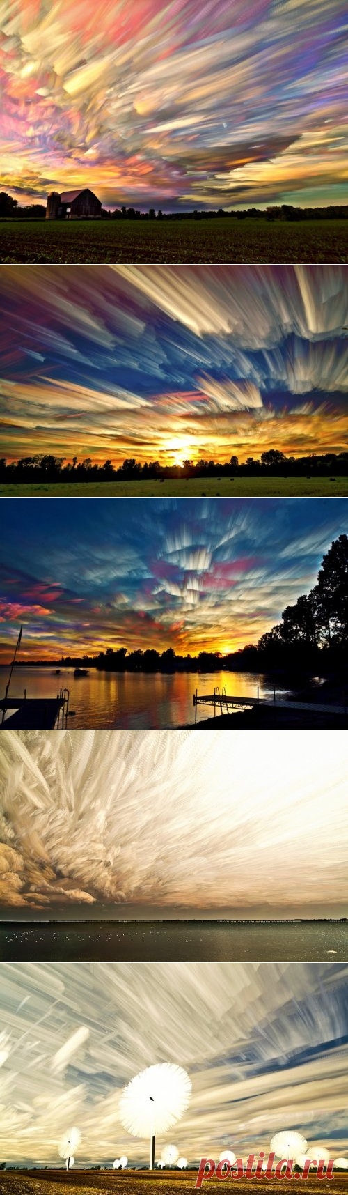 Необычное размытое небо в фотографиях Мэтта Моллоя