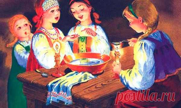 Раз в крещенский вечерок девицы гадали...