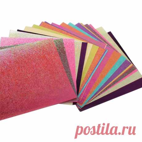 Новый Блеск Бумаги Игристые Блестящий Лаки Птица Лодка Животных Звезда Красочные Оригами DIY Craft Бумага 9.5 см х 9.5 см купить на AliExpress