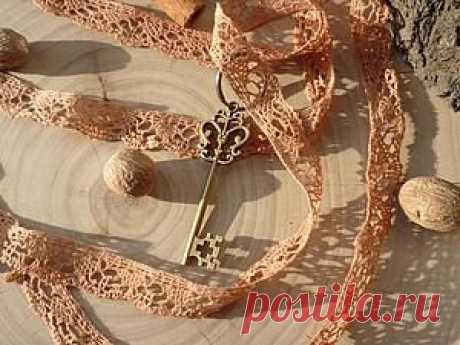 Окрашиваем кружево в винтажный цвет - Ярмарка Мастеров - ручная работа, handmade