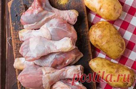 Дома Вкуснее | Батуми. Маринованные в соусе ткемали куриные ножки с ароматным картофелем