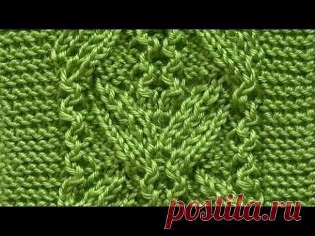 Свяжем восхитительный рельефно-ажурный узор «Райские кущи»