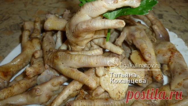 Острые куриные лапки к пиву по рецепту Лиги Кулинаров