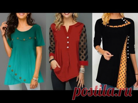 Most beautiful and stylish casual wear top design