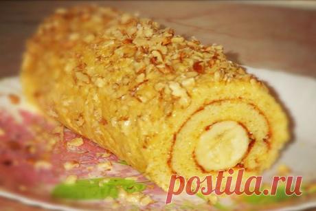 Банановый рулет